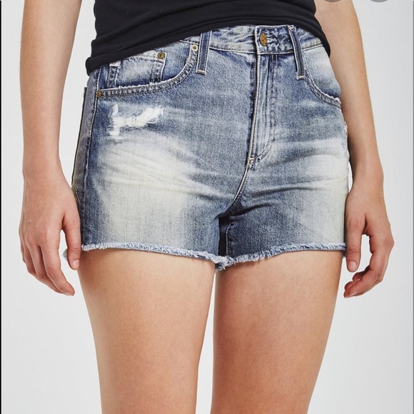 AG The Sadie Demin shorts (100% cotton) - Picture 1 of 12